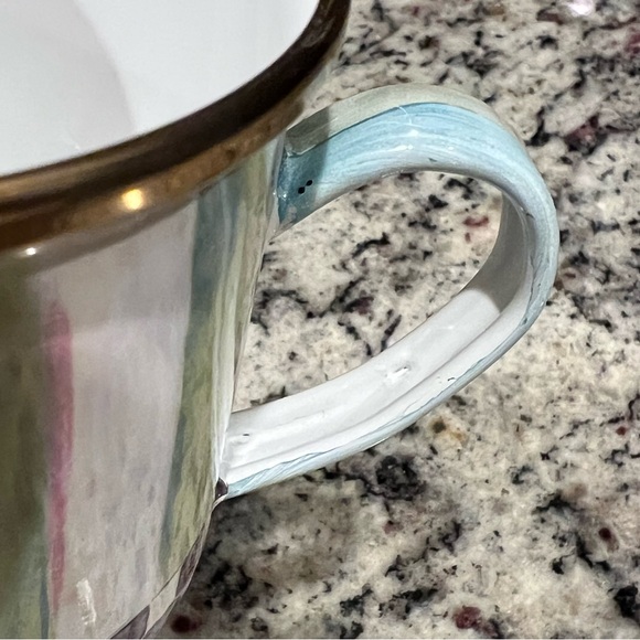 Mackenzie-Childs Enamel Frog Metal Cup. Vintage from before 2000. - Picture 8 of 11